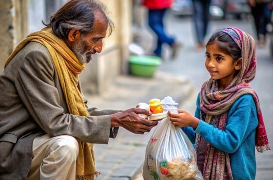 Feeding the Poor and Street Children